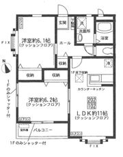 ボヌールⅢの間取り画像