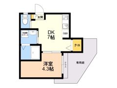 DreamStage姪浜南Aglitterの間取り画像