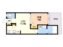 DreamStage姪浜南Calmaの間取り画像