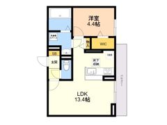 （仮）D－ROOM石丸2の間取り画像