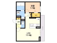 （仮）D－ROOM石丸2の間取り画像