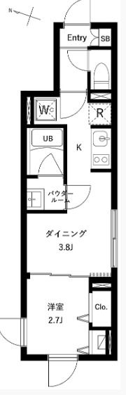 WHARF大井町westの間取り画像