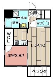 Studie TOBIHATAの間取り画像