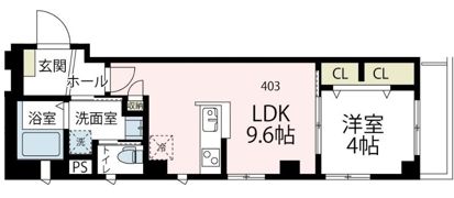 クリザンテム中幸町の間取り画像