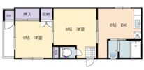 アインズコーポ戸坂の間取り画像