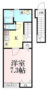 BAU若林の間取り画像