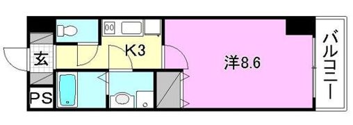 ガリレオビル1の間取り画像