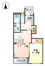 メゾンドハルの間取り画像