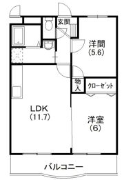 メディオ初生壱番館の間取り画像