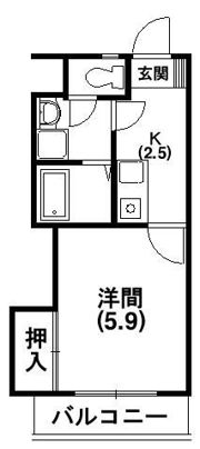 ホワイトコーポIの間取り画像