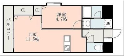 ガーデンスクエア桜町の間取り画像