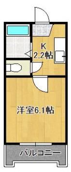 ユースハイツMDの間取り画像