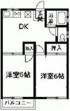 アカギ第一ハイツの間取り画像