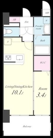 BELLAGIO川口本町の間取り画像