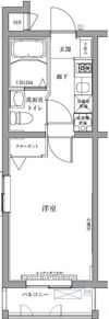 エスパシオ西高島平の間取り画像