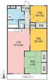 フラワーマンションの間取り画像
