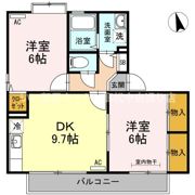 ユイマール ガーデン B棟の間取り画像
