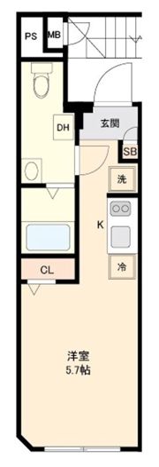 タスキsmart浅草橋の間取り画像