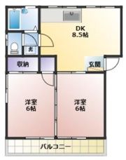 メゾン山岡の間取り画像