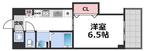 アパルト谷町の間取り画像