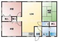 グリーンヒルわかばBの間取り画像