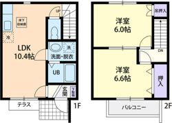 オ・ソレイユの間取り画像