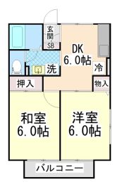 セジュール岡本の間取り画像