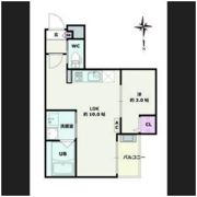 Jack motoshibatanishiⅠの間取り画像