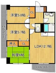 第壱上野マンションの間取り画像