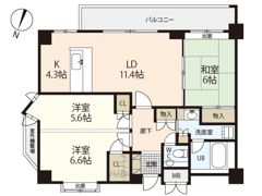 メゾンY古江の間取り画像