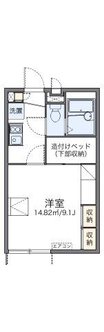 レオパレス浜3丁目の間取り画像