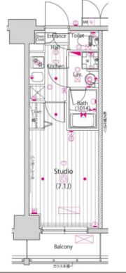 ガーラ横濱関内グランドステージの間取り画像