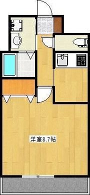 クロノス29新町の間取り画像