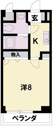 レイクパレスゼゼの間取り画像