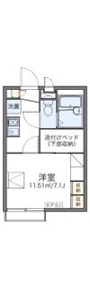 レオパレスベルウッドの間取り画像