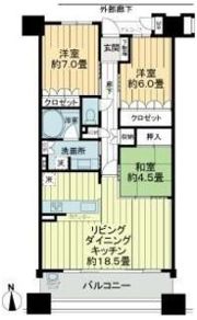 サーパスシティ城山公園の間取り画像