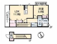 ベレオ亀井町の間取り画像