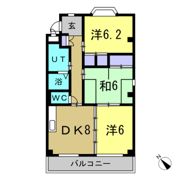 クレール.Aの間取り画像