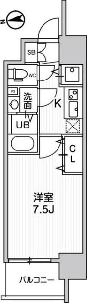 LaDouceur都島高倉町の間取り画像