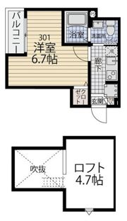 フォレストレジデンス青砥の間取り画像
