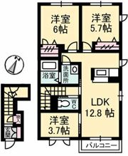 サンフラワー G棟の間取り画像