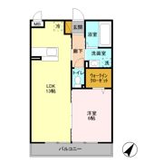 グランメールMの間取り画像