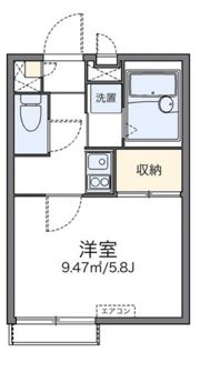 レオパレスきのした荘の間取り画像