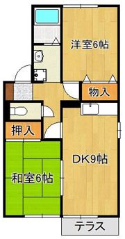 グランドゥール本城の間取り画像