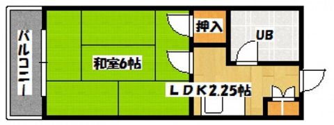 梅が台コーポの間取り画像
