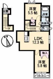 ラスチェ原尾島の間取り画像