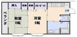 メイプルリーフ竹内の間取り画像