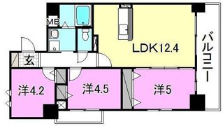 GARIREO CITY TERRACEの間取り画像