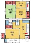 稲垣貸家S-Ⅱテラスハウスの間取り画像