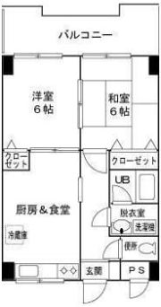 松本マンション5の間取り画像